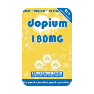 Dopium Chewable 7OH Paradise Punch Kratom Extract Tablets 3ct 60mg